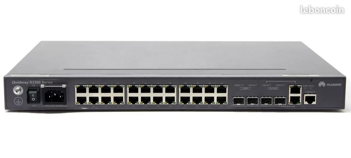 Switch réseau Huawei Quidway S3328TP-EI 24 Ports