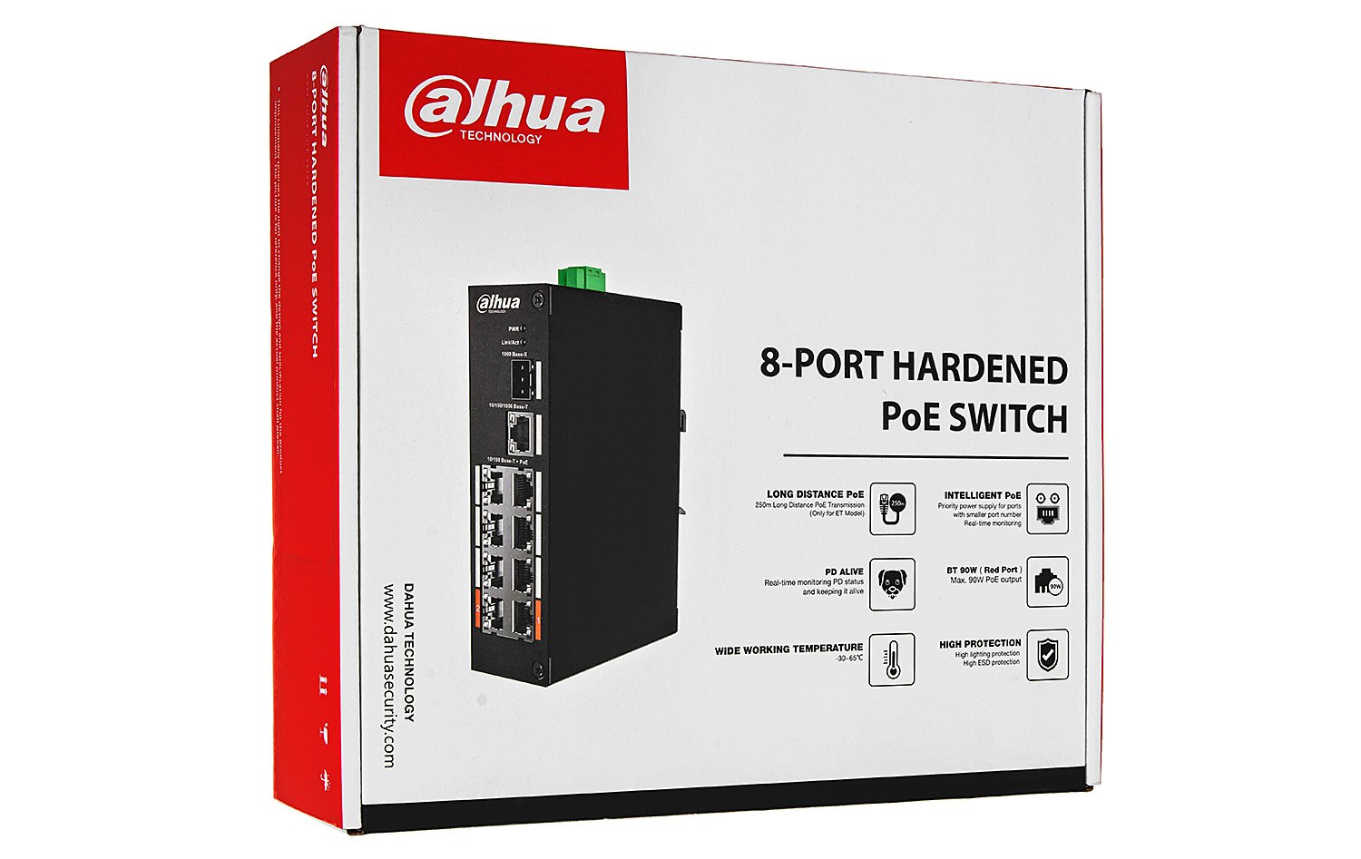 SWITCH POE 8PORT  DAHUA DH-PFS3110-8ET-96