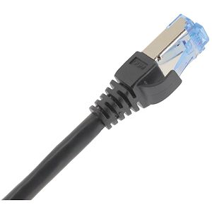 Cordon de Brassage EKIVALAN CAT6A 1M NOIR