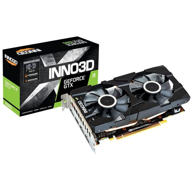 Carte Graphique INNO3D GTX 1660 Super 6GB GDDR6 (Dual Fan)