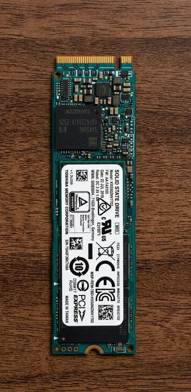 SSD Toshiba XG5 NVMe 512 Go PCIe Gen3 x 4 M.2 2280