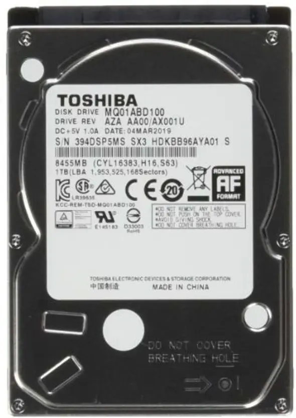 Disque Dur Toshiba 1TB MQ04ABF100 HDD SATA
