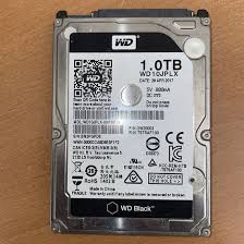 DISQUE DUR WESTERN DIGITAL 1TB Noir