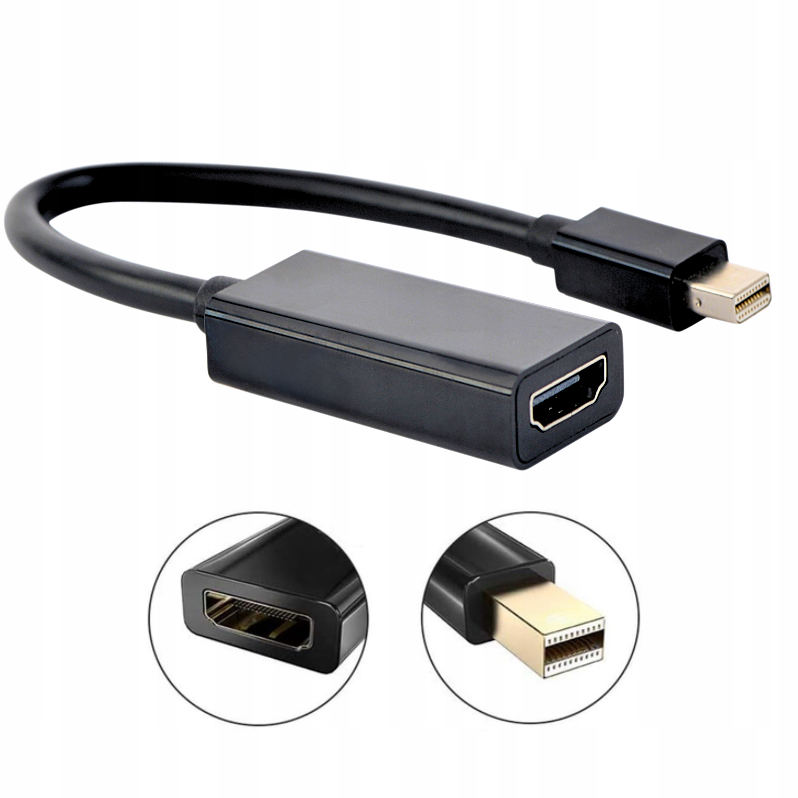 MINI DP TO HDMI BLACK DHM-257