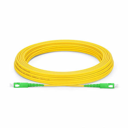 Cable fibre optique 30M jaune