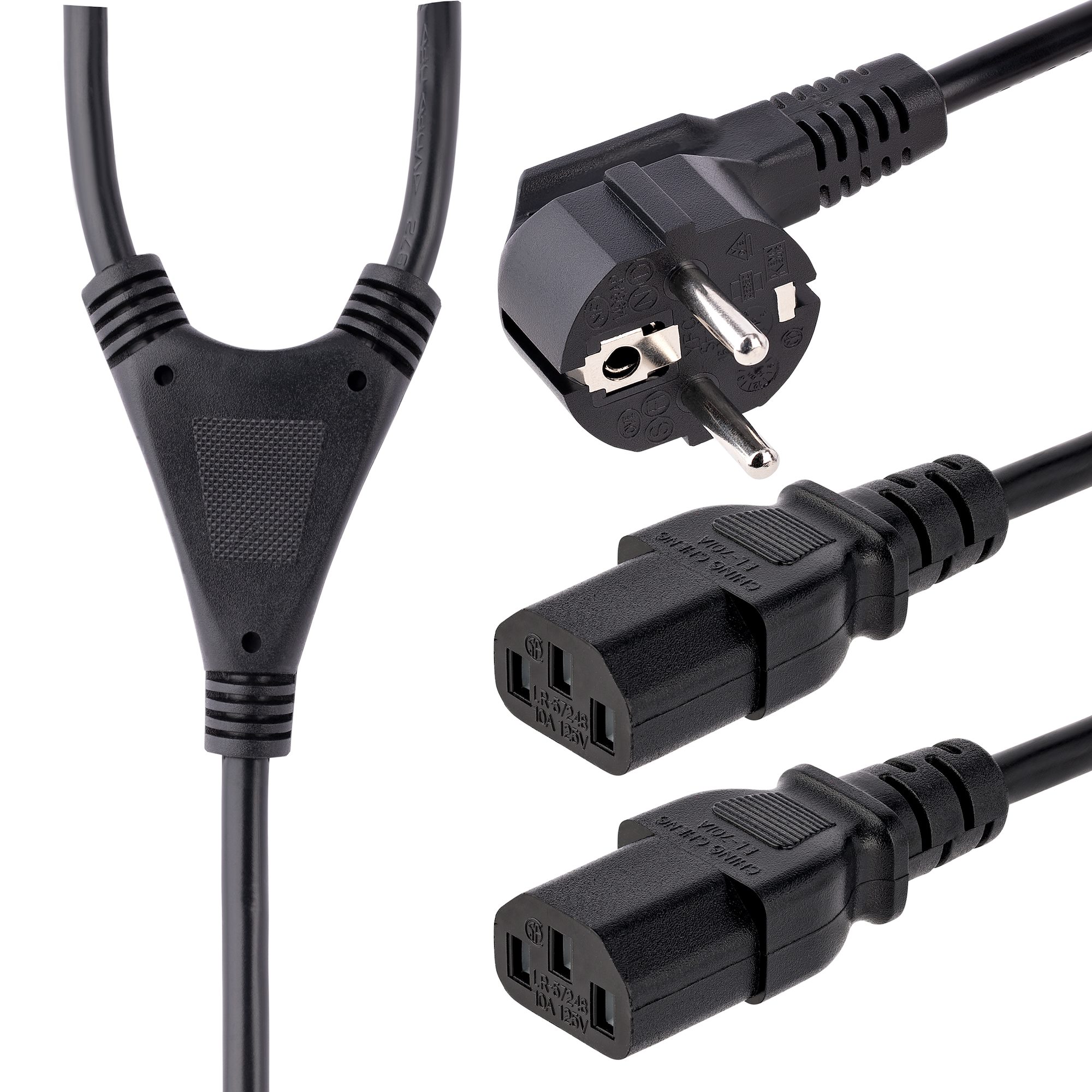 CABLE ALIMENTATION à deux sortie