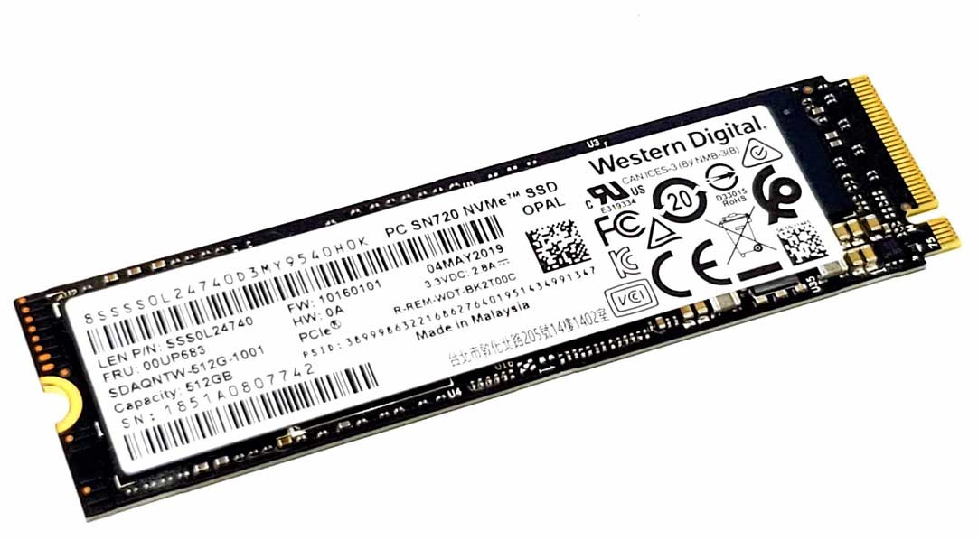 Disque SSD NVME WESTERN DIGITAL 512GB