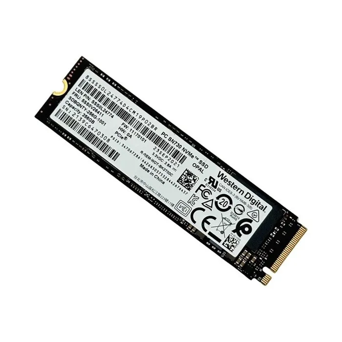 RAM WASTERN DIGITAL 256GB_pcSN730 NVME SSD OPAL