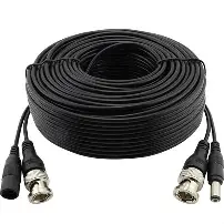 Cable BNC fiche alimentation coaxial professionnel connecteur DC CAMERA VIDEO 30m