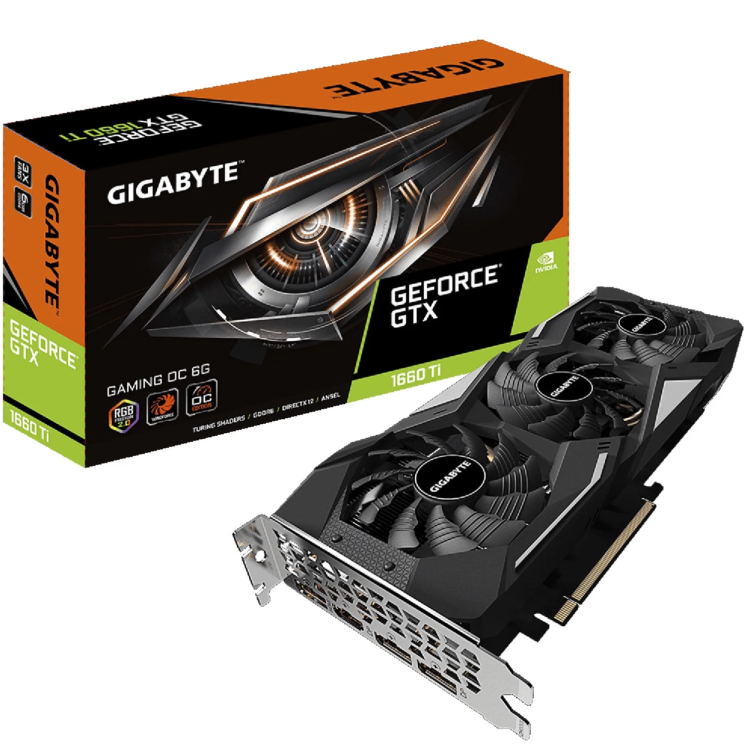 Carte Graphique GIGABYTE Geforce GTX 1660 Ti 6GB