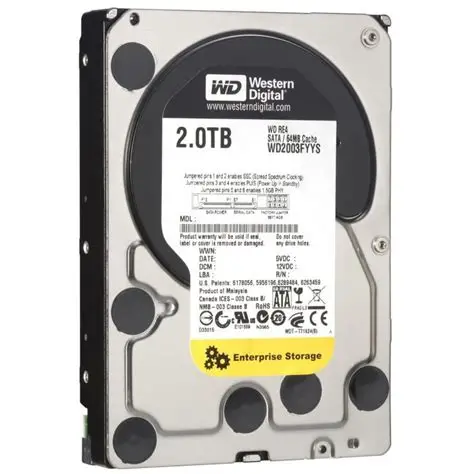 Disque Dur Western Digital 2TB Noir SATA