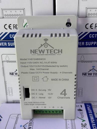 Alimentation NEW TECH 12V-5A/4CH
