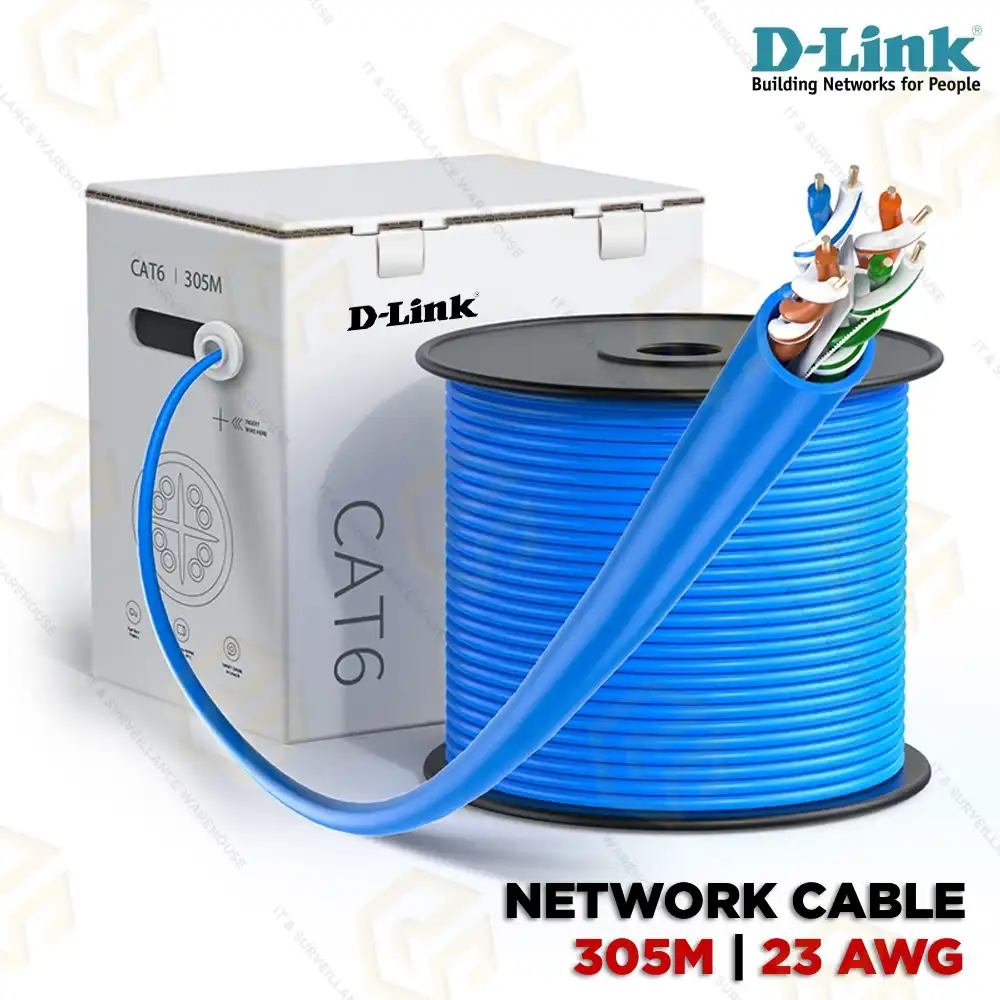 CABLE RESEAU D-LINK 305M CAT6