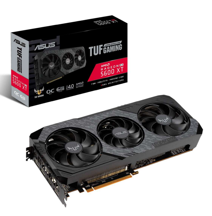 Carte Graphique ASUS TUF 3 RX 5600 XT EVO Gaming – 6GB GDDR6 (Triple Fan)