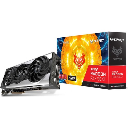 Carte Graphique SAPPHIRE NITRO+ AMD RADEON RX 6750 XT GAMING OC – 12 Go GDDR6 (Dual Fan)