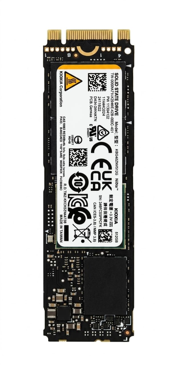 SSD Kioxia XG8 NVMe 512 Go PCIe Gen4x4 M.2 2280